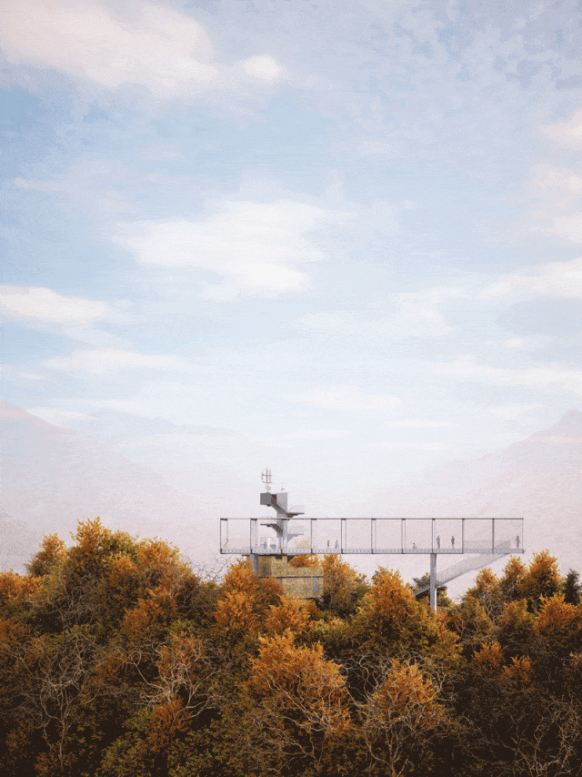 武夷山国家公园先锋岭观测塔丨深圳市土木石设计咨询有限公司-53