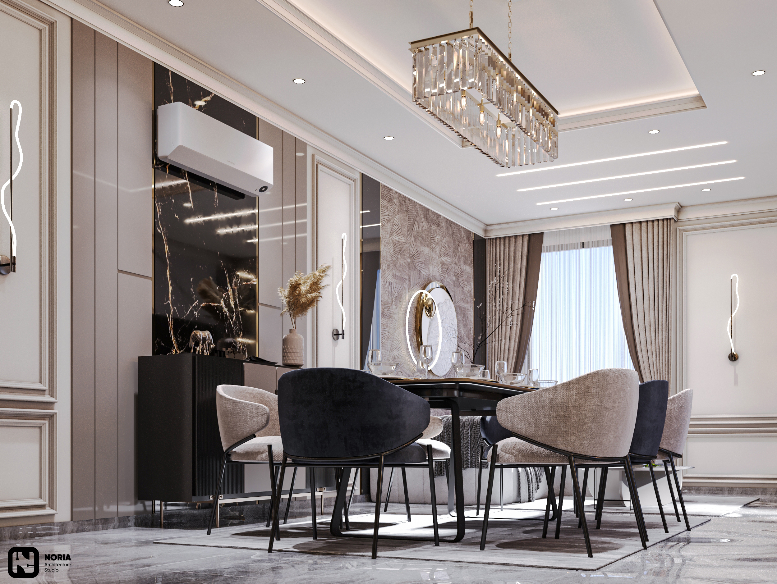 接待处和美式厨房-17