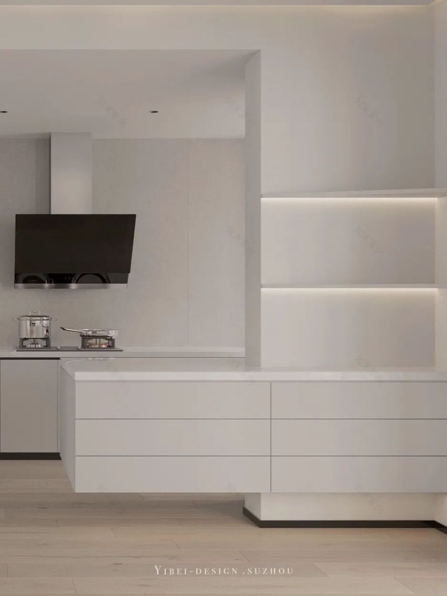 简约舒适大平层设计丨中国苏州丨YIBEI DESIGN-23