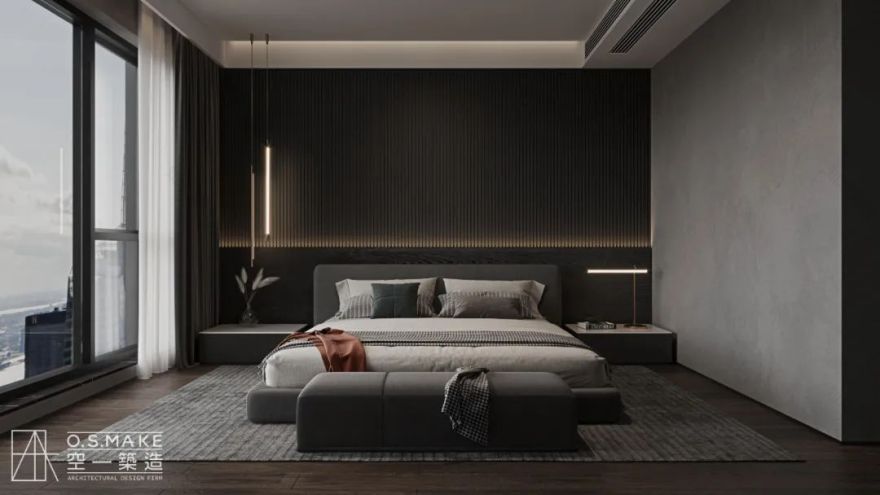 重庆壹号院暗黑风格现代极简设计丨中国重庆丨空一筑造-61