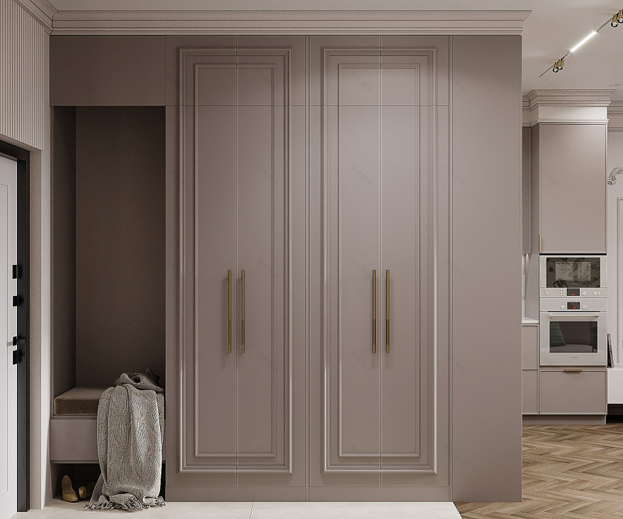 GENTLE LUXURY室内设计丨俄罗斯秋明丨Morion(设计师Valeriia Voronchikhina)-17