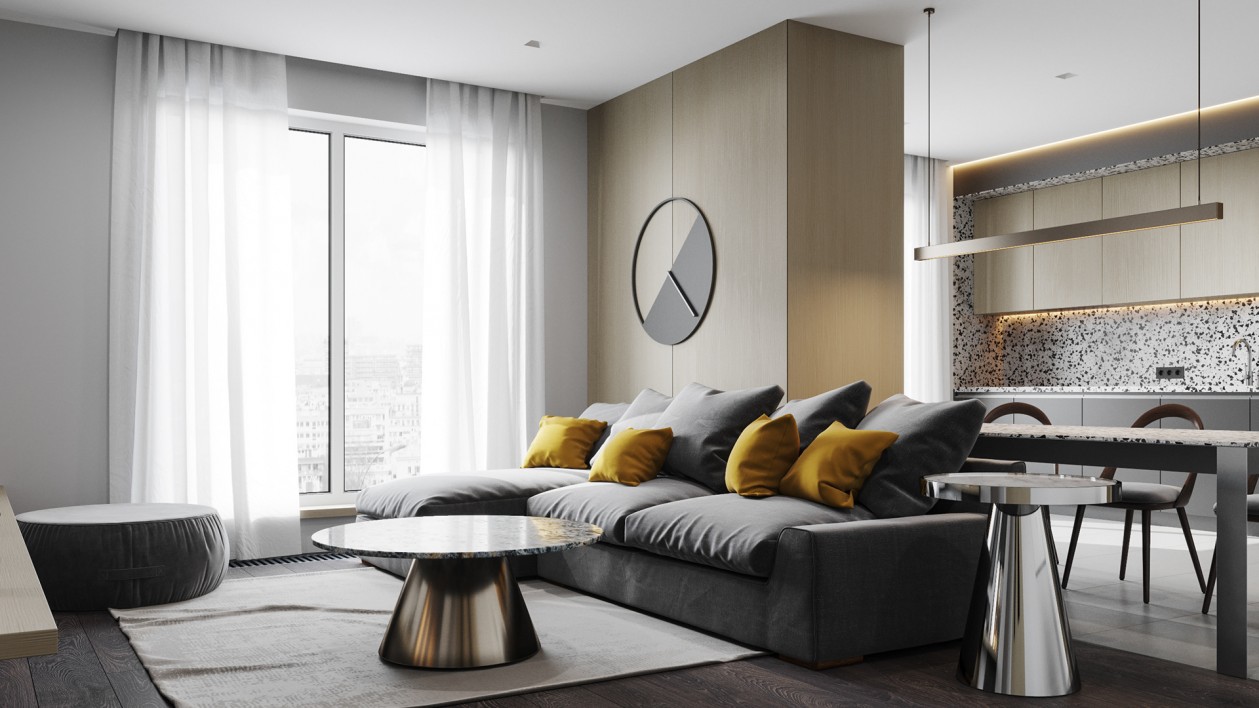 高级灰色系空间设计，既干净又敞亮-2
