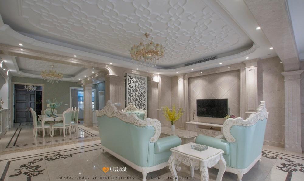 现代奢华欧式家居,演绎清雅贵气之美-16