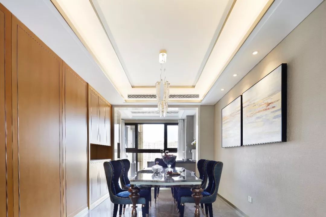 143㎡轻奢主义，细节中的优雅生活  申远软装设计-11