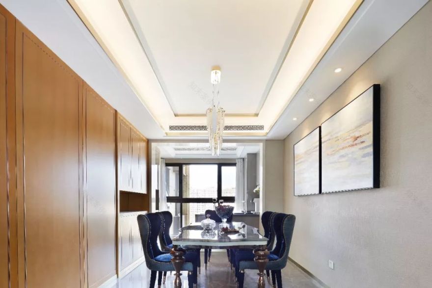 143㎡轻奢主义,细节中的优雅生活 申远软装设计-11