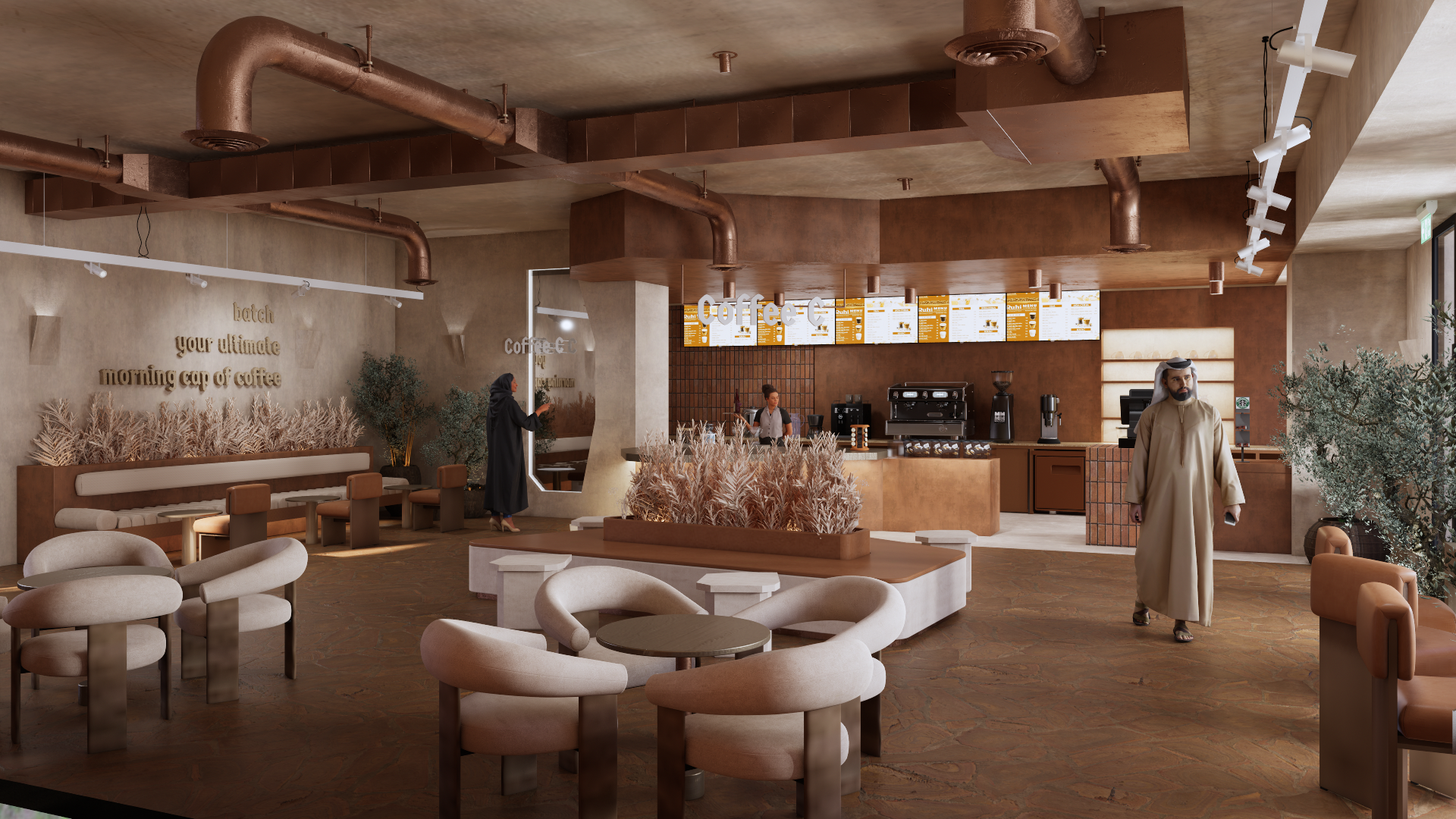 咖啡店丨沙特阿拉伯利雅得-5