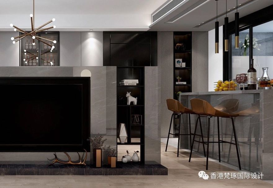 扬州雅居乐兰亭公馆 140㎡平层住宅设计-6