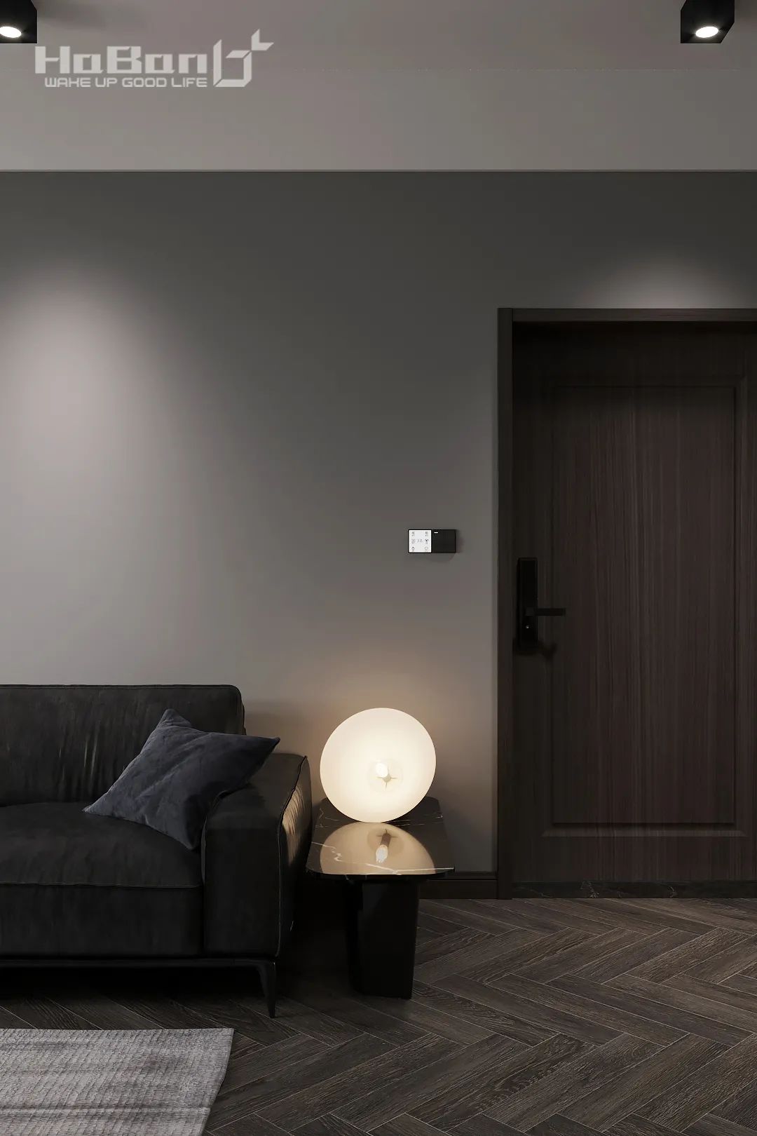 城南名著 127㎡现代黑白空间，藏家的精致生活-17