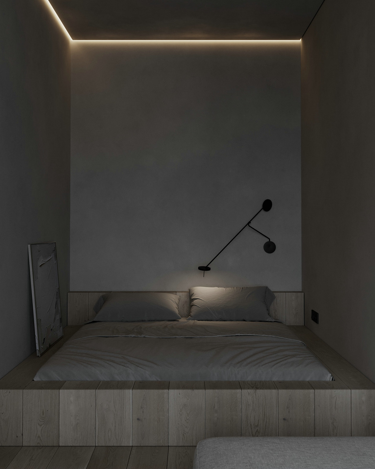 高级灰色系小空间公寓设计-12