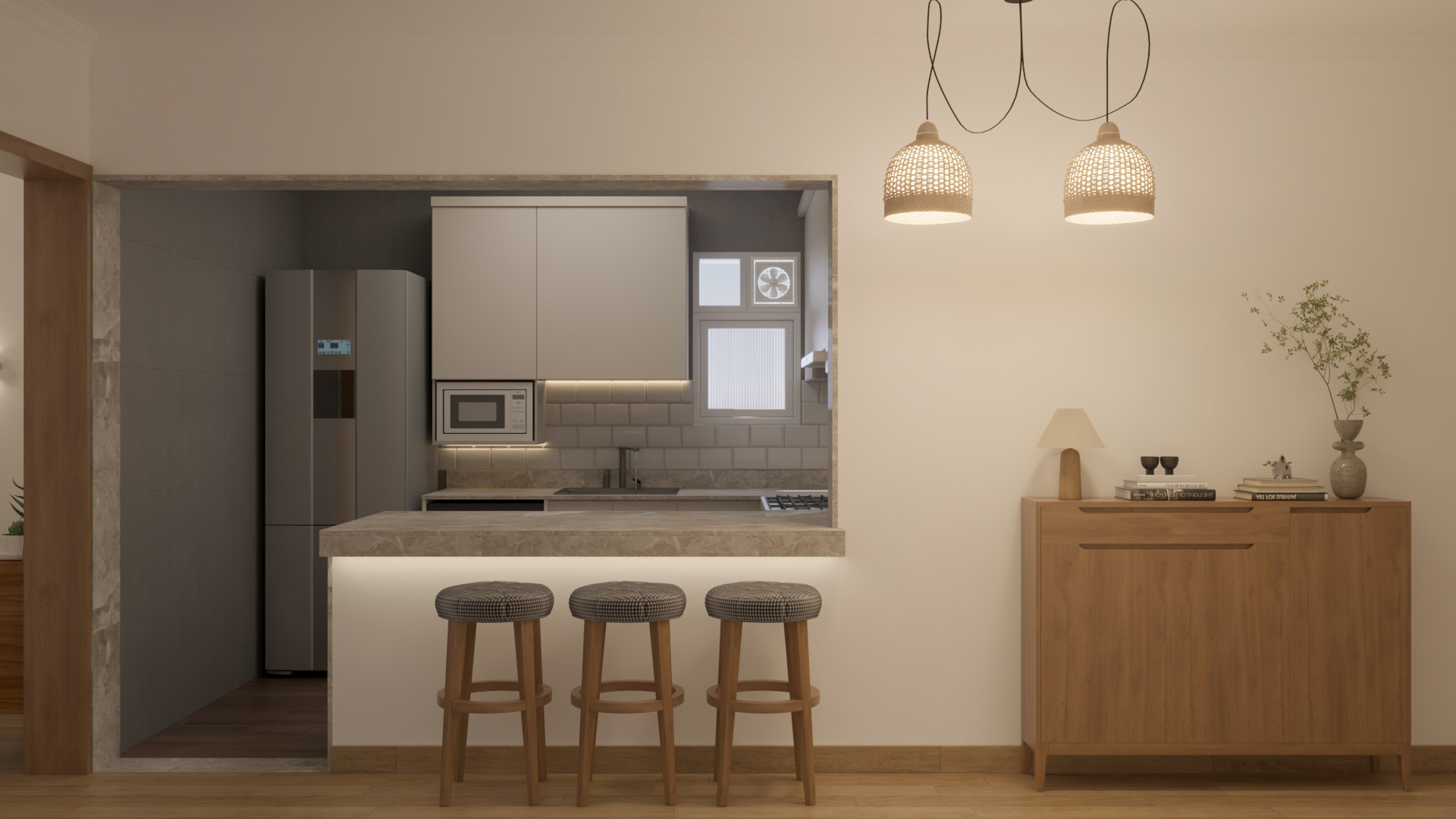 Apartment Boho Style at Saba Basha Alexandria-7