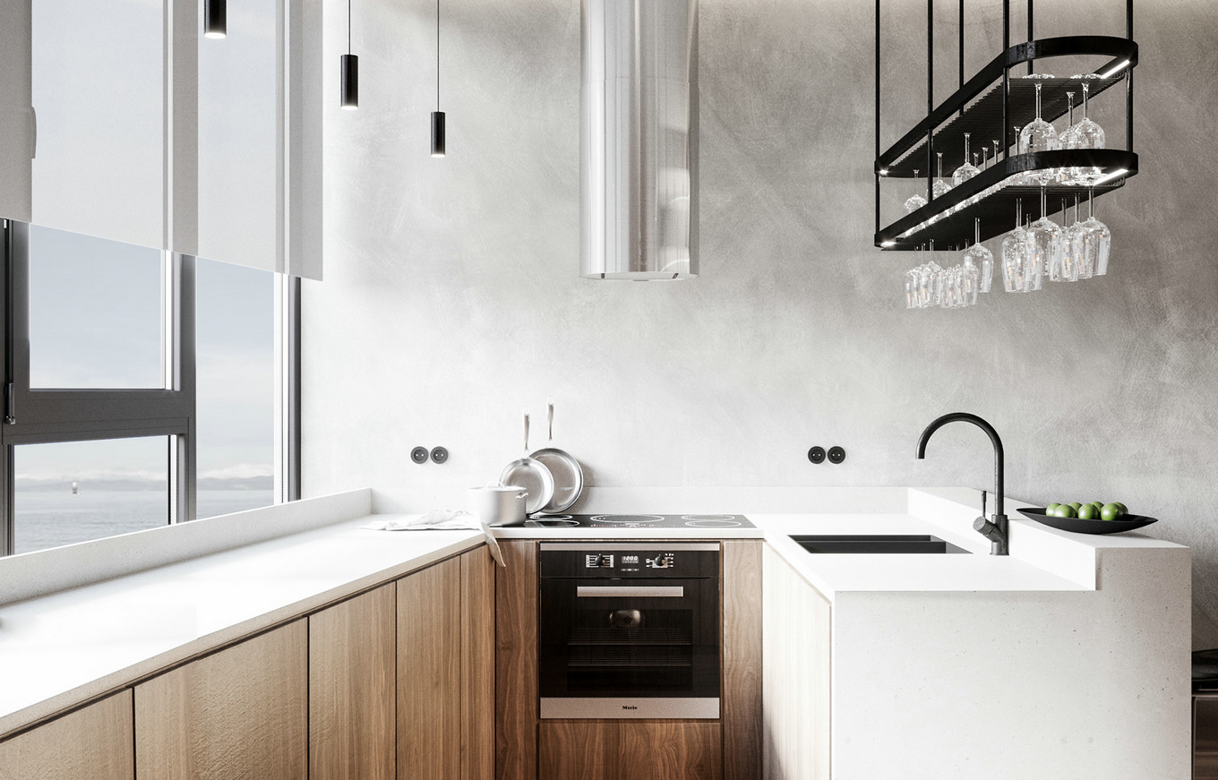 北欧风个性家居，106㎡大胆配色设计-2