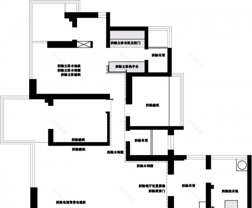低调奢华的精装改造 | 原木铺垫打造黑金时代-0