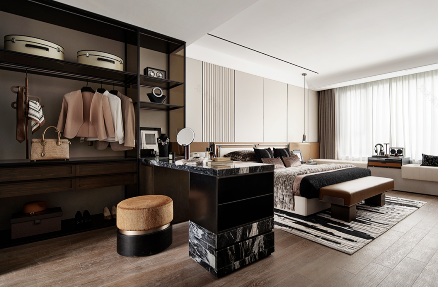 青岛半山云境 185㎡样板间丨中国青岛丨深圳共向设计,矩阵纵横-42