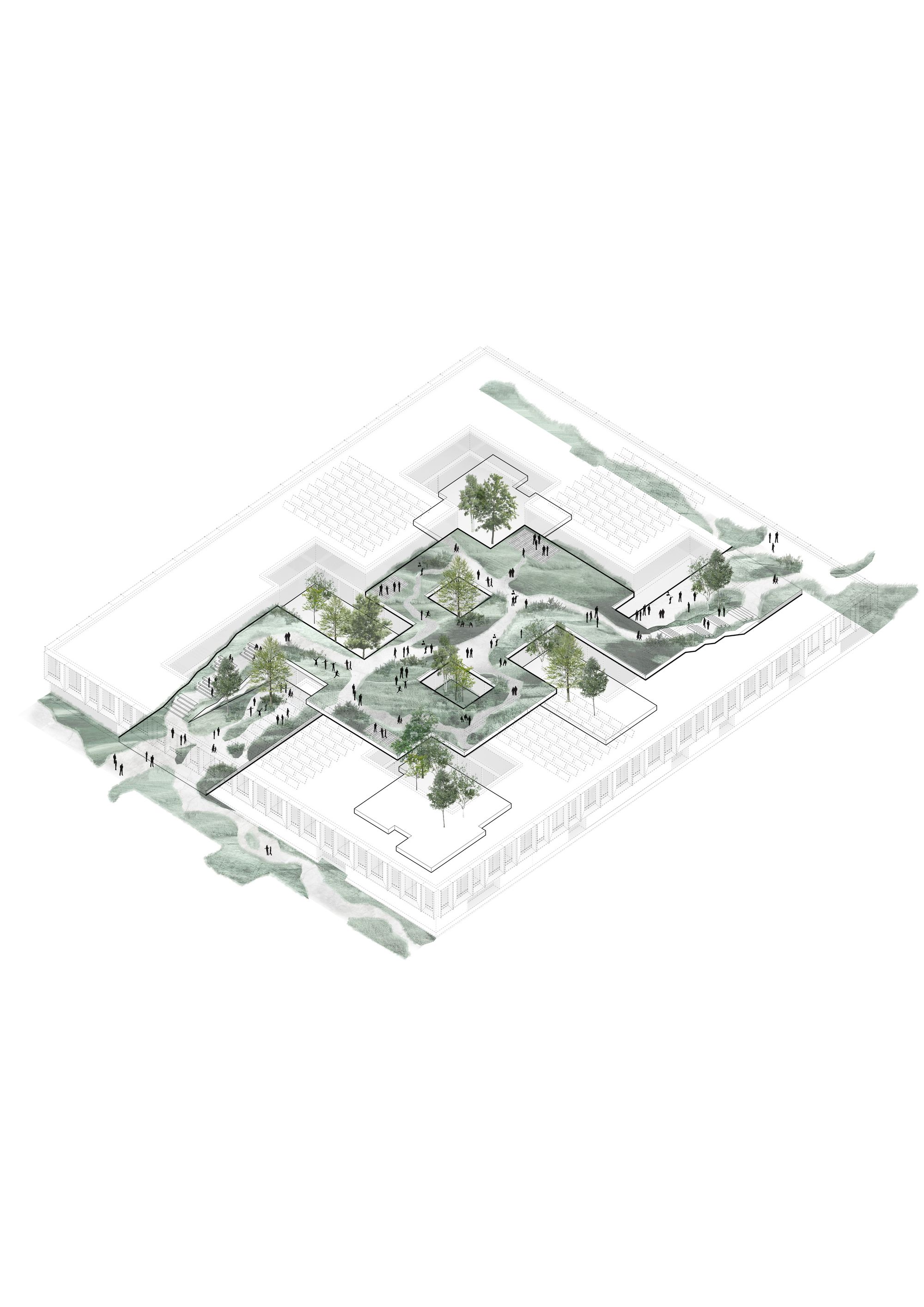 哥本哈根 Steno 糖尿病中心 | 融入自然的疗愈空间-29