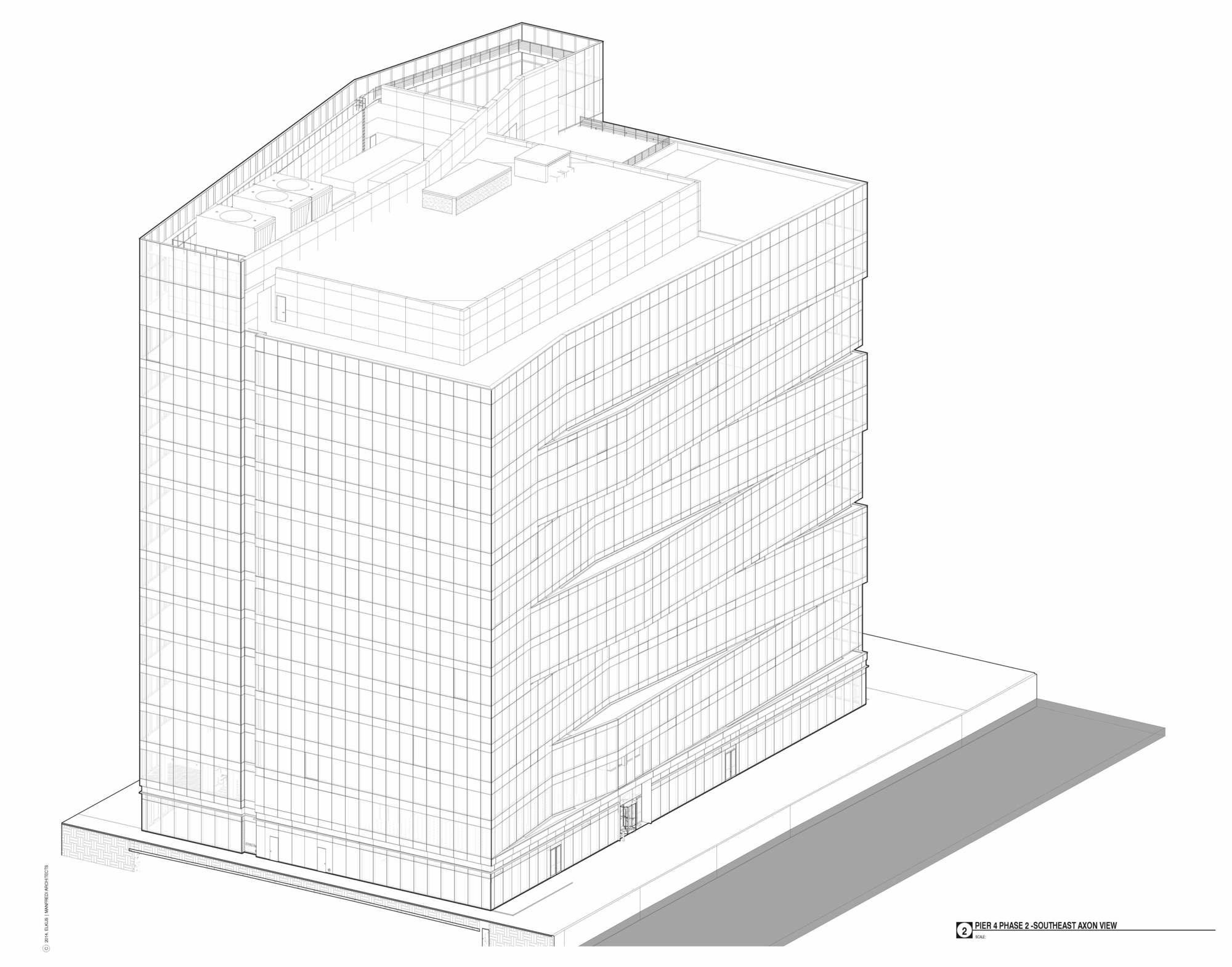 波浪造型立面设计，Seaport District 地标建筑-2