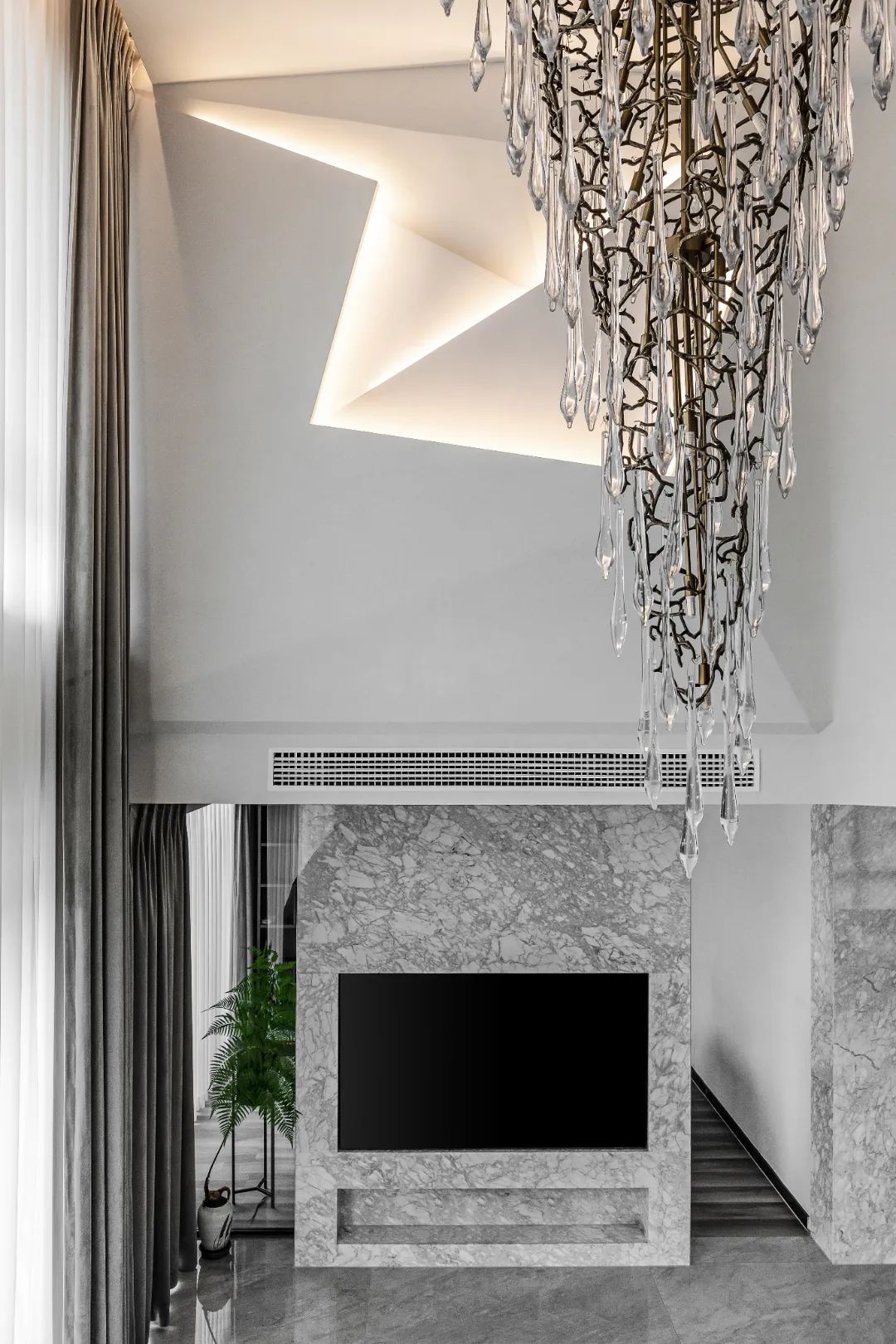 上海宝华源墅 330㎡轻奢设计丨中国上海丨尚层别墅装饰-21