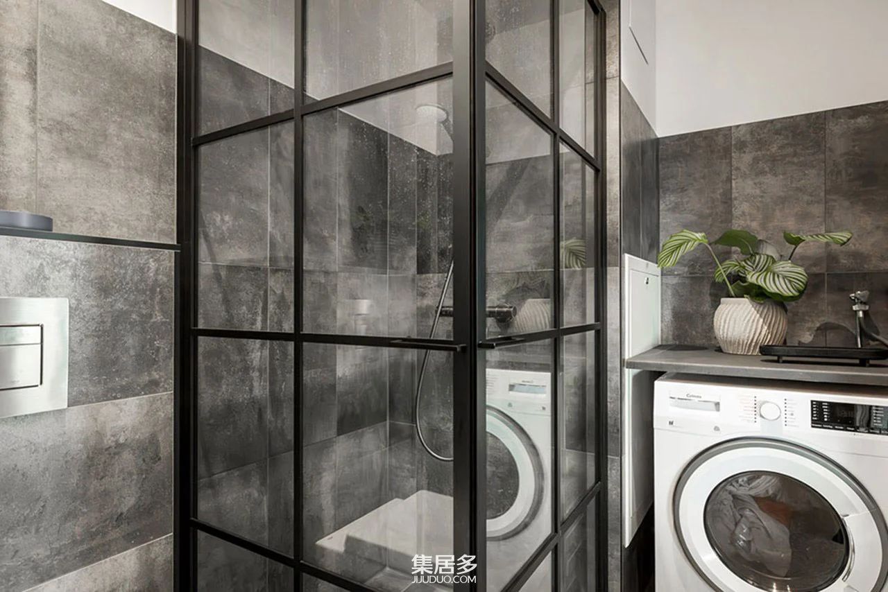 混凝土墙的斯堪的纳维亚小型公寓丨瑞典-23