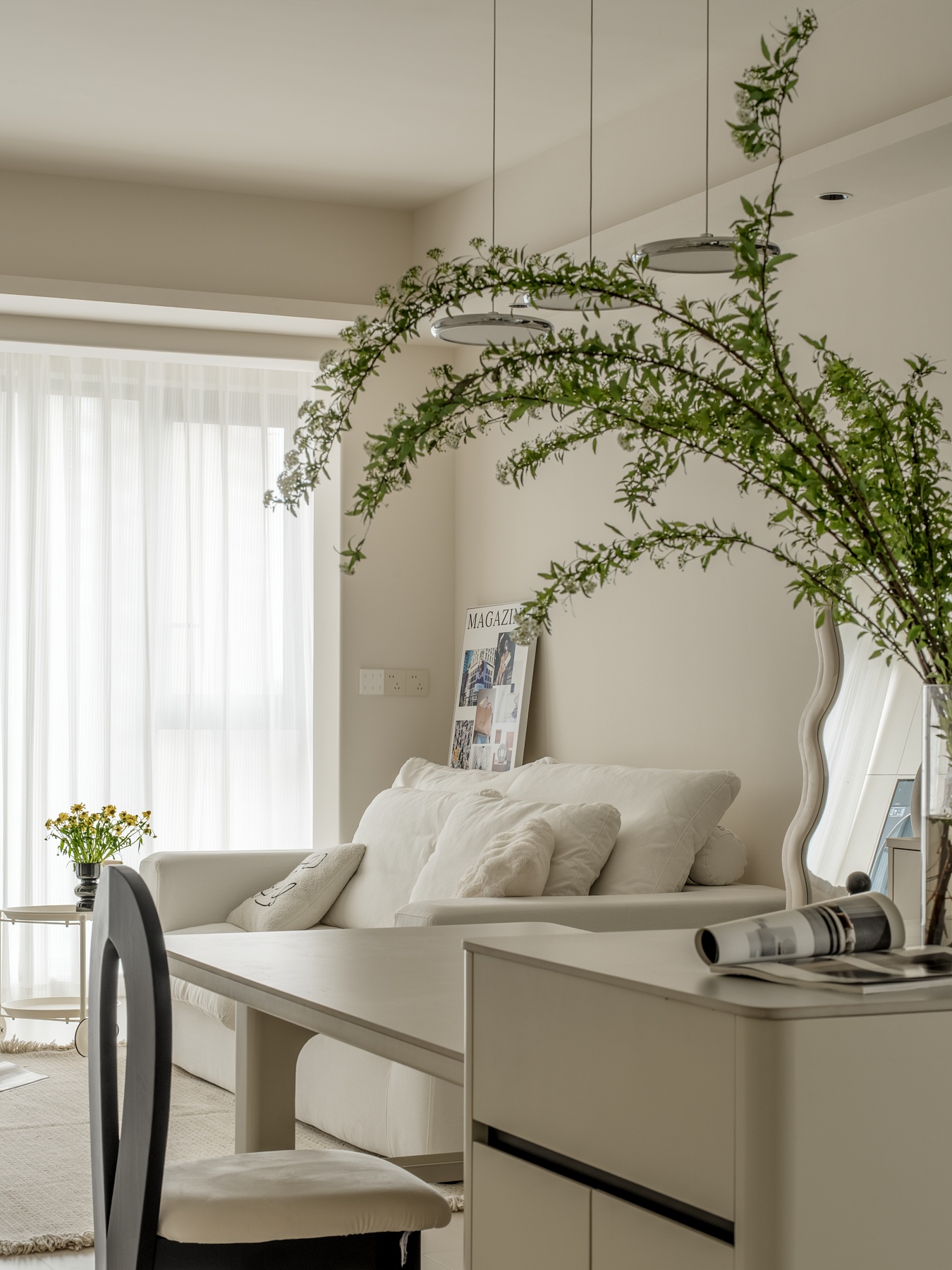 98㎡三房格局，动线重塑×收纳整合×简约奶油风-72