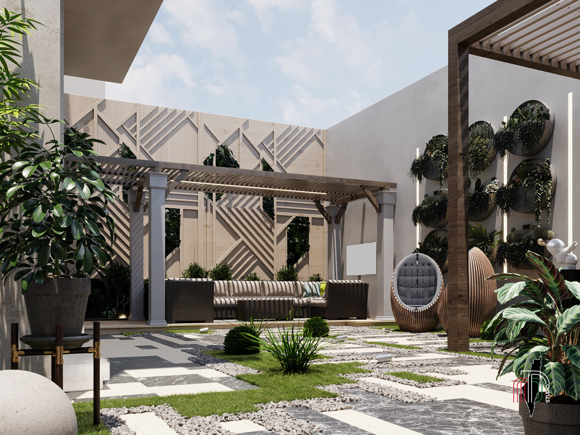 B3 景观设计 · 现代景观设计丨埃及丨MUHAMMAD TALAAT DESIGN STUDIO-6