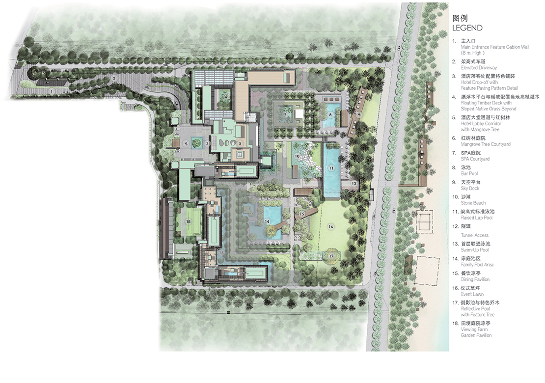 三亚海棠湾阳光壹酒店建筑设计丨中国三亚丨欧华尔顾问有限公司-25