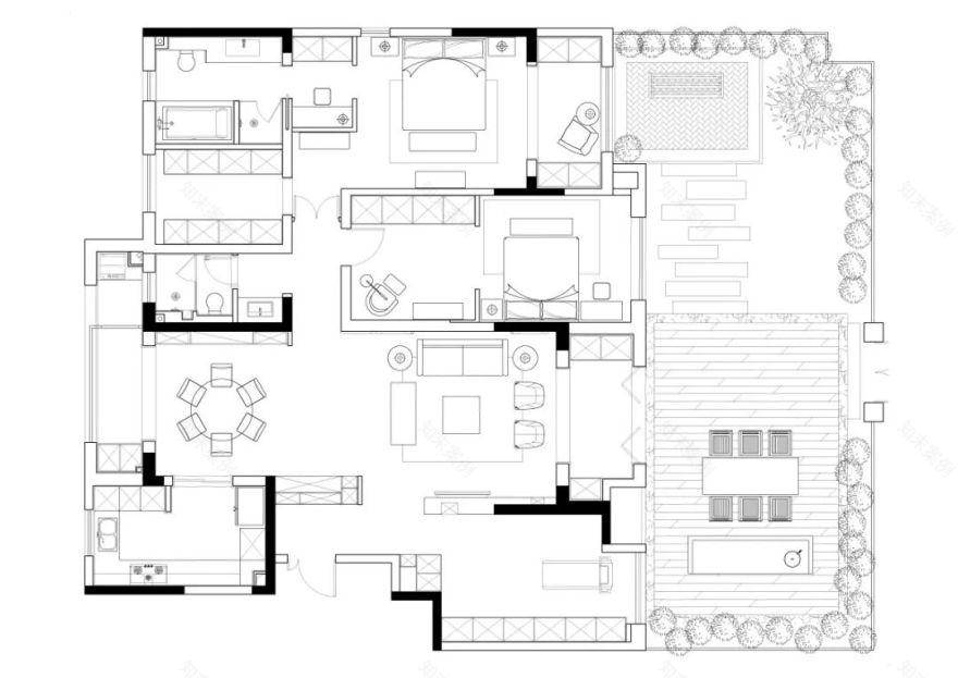 龙湖香醍 180 平美式休闲宅,健身娱乐与生活收纳完美融合-20