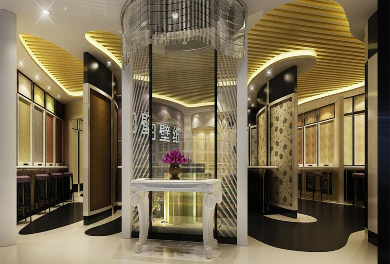 壁纸店.窗帘店设计案例效果图2-10