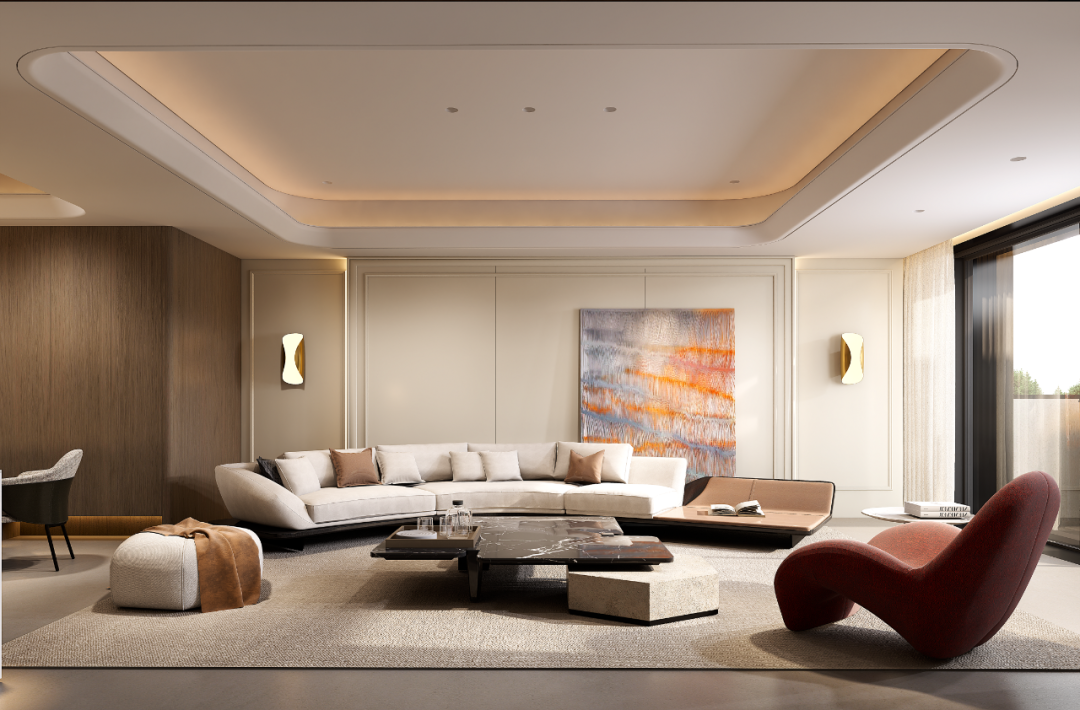 MORNING·私宅|金沙大境湾300㎡轻奢跃层，都市新贵的艺术栖居。-39