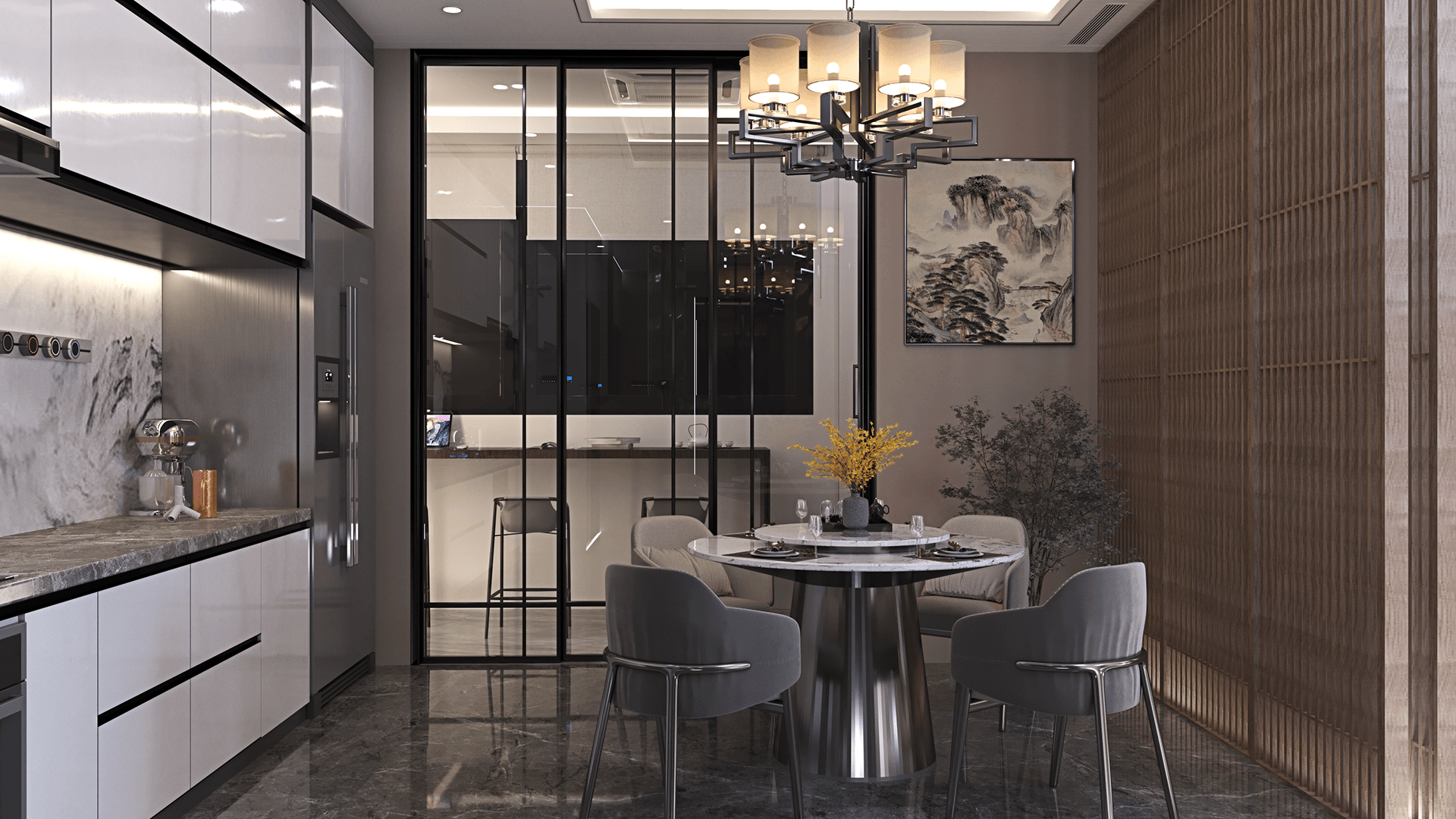 新中国风工作室公寓-4