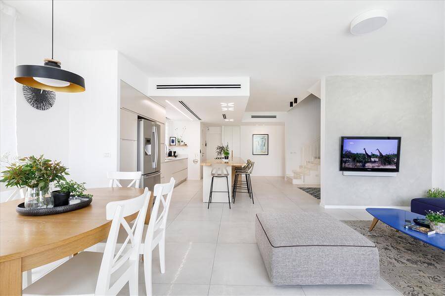 ראש העין6居室私人住宅室内设计丨מיכל גרינברג פוקס-8