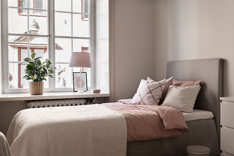 瑞典温馨米色公寓设计-14