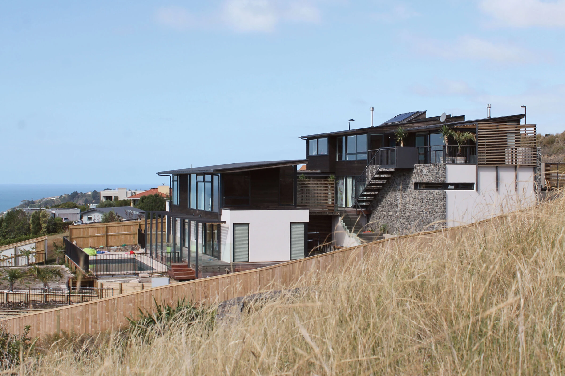 新西兰 Sumner 海滨别墅丨Borrmeister Architects-6