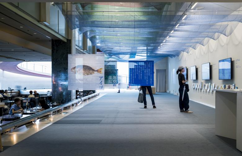 海の天井「海の森,海のいま展」丨日本东京丨畝森泰行建筑设计事务所-0