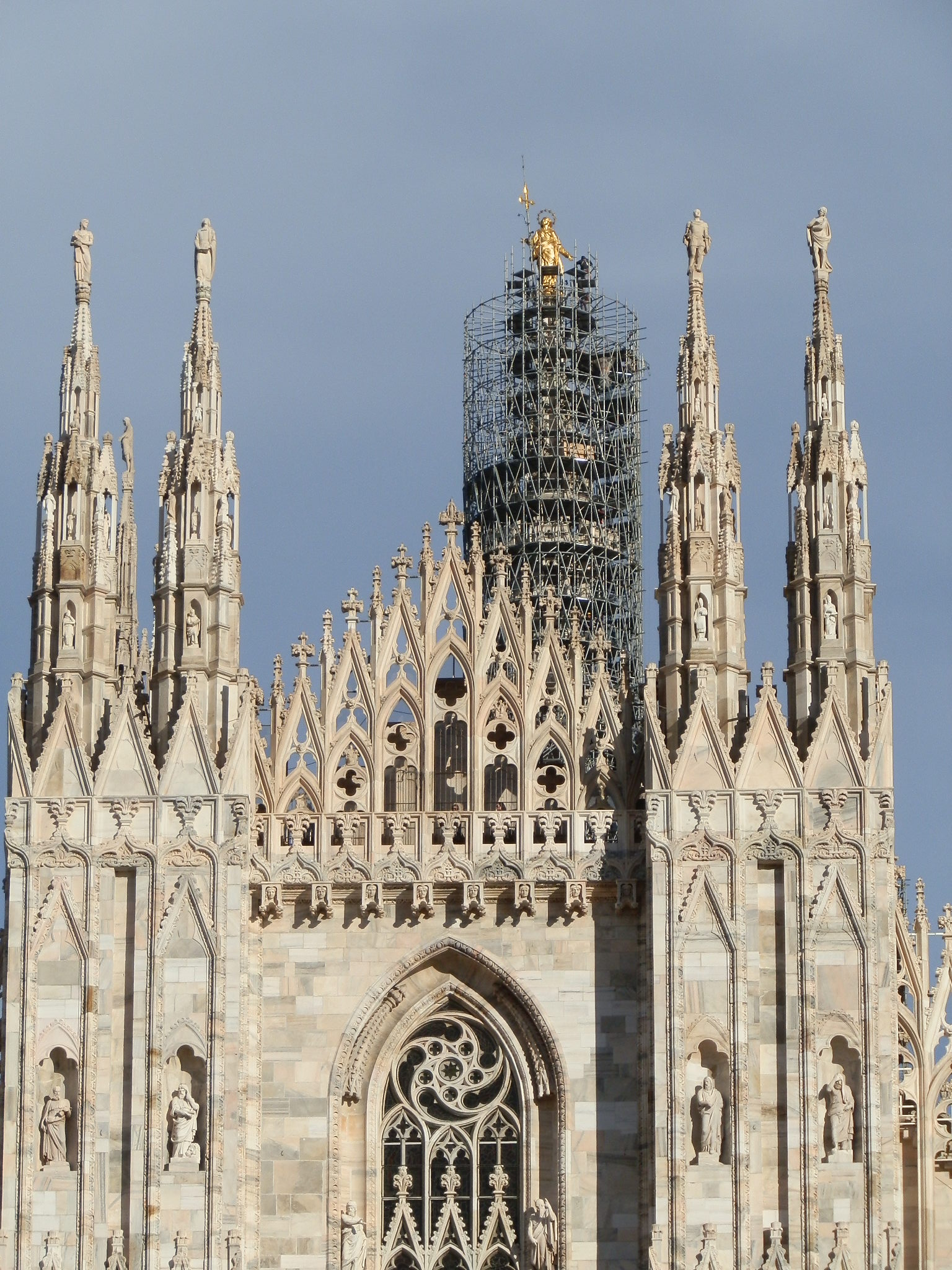 米兰大教堂圣母像修复相关搭建项目丨意大利米兰-1