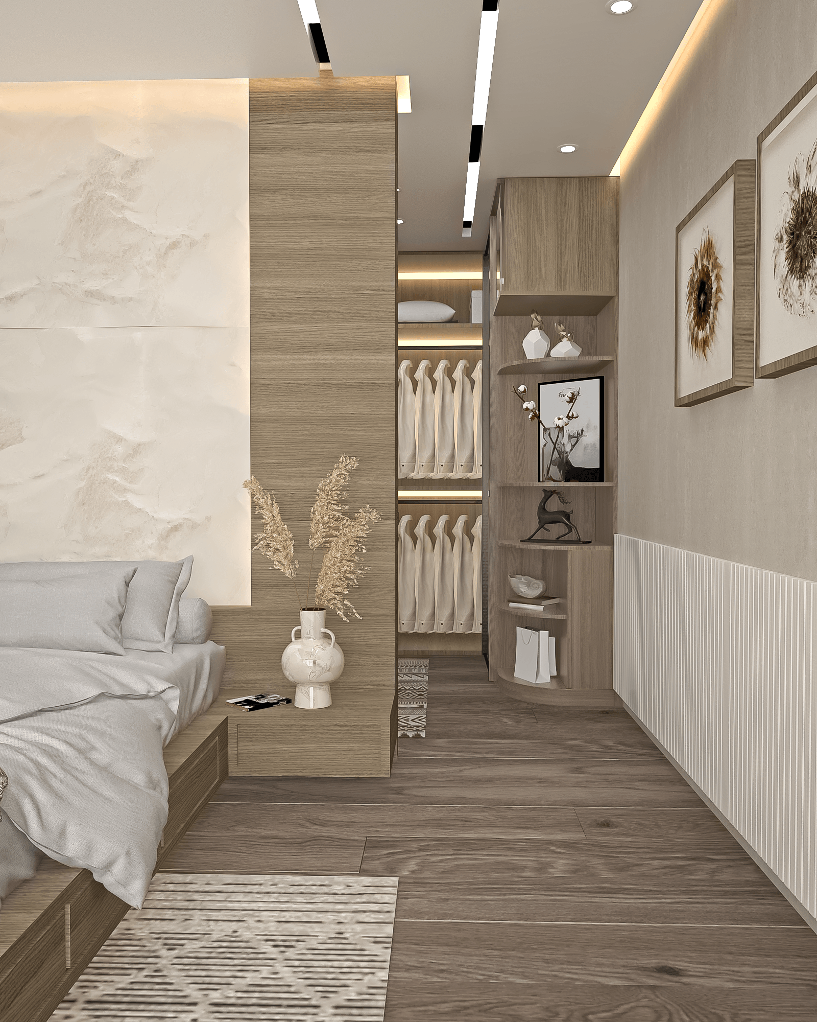 MASTER BEDROOM WITH DRESSING & BATHROOM-11