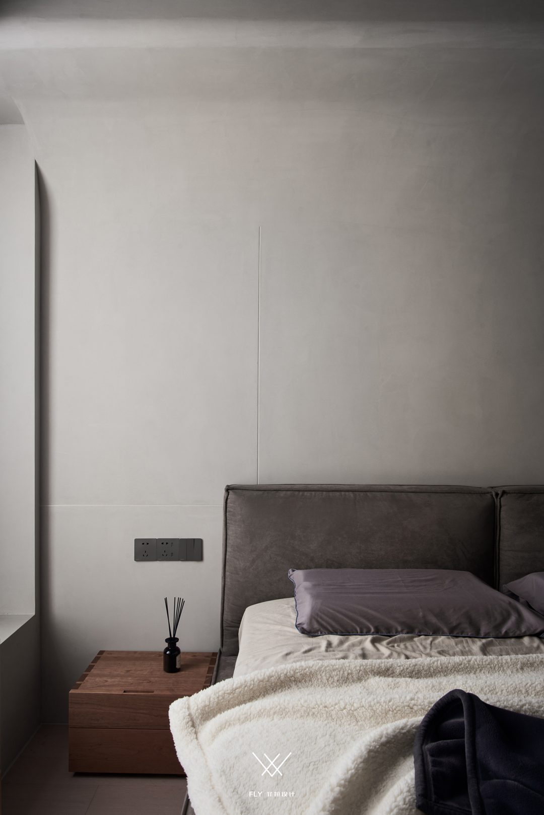 浙江杭州「万家星城」三室两厅现代侘寂空间设计丨中国杭州丨菲拉设计-105