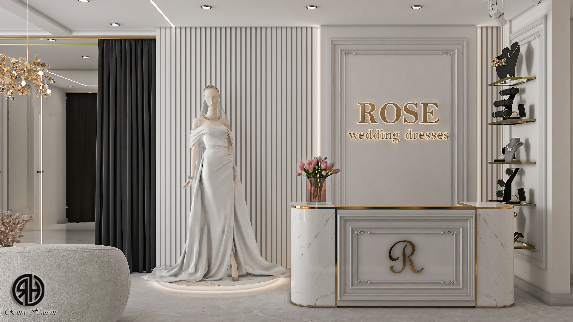 ROSE WEDDING DRESSES-1