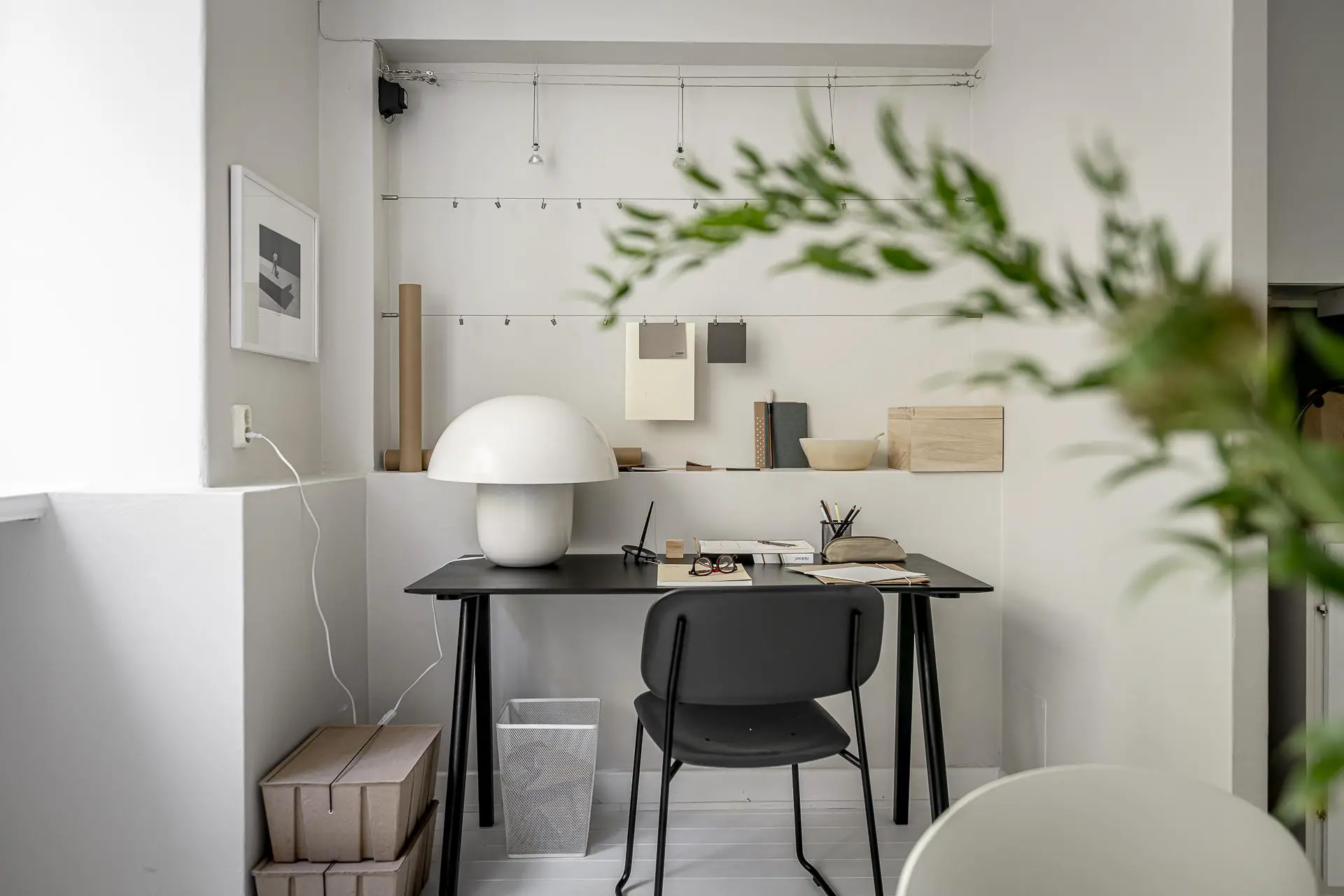 瑞典 50m2 豪华工作室，独特的分离式厨房设计-15