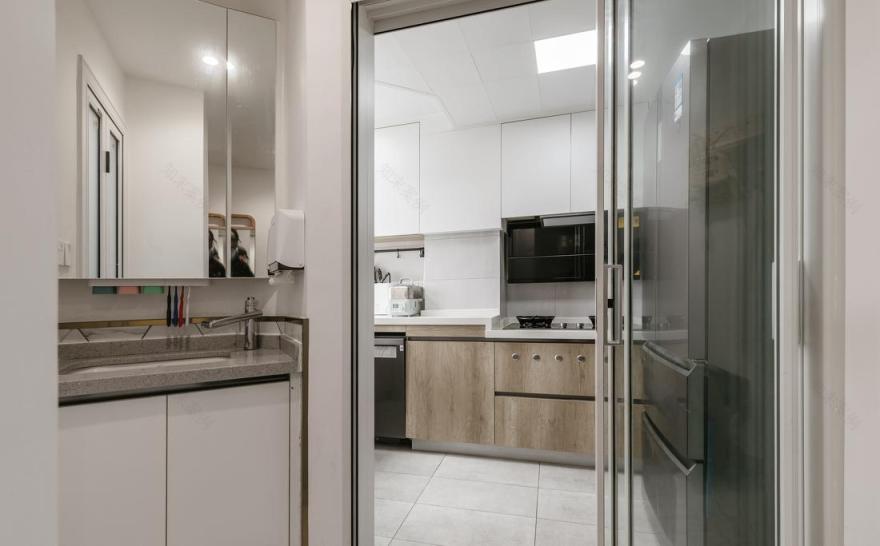 清新日式原木平层改造-19