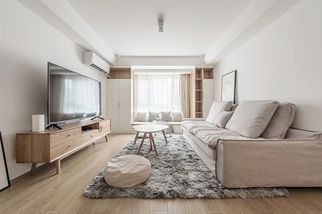 极简原木＋禅意！打造通透互动的舒适家居空间-87