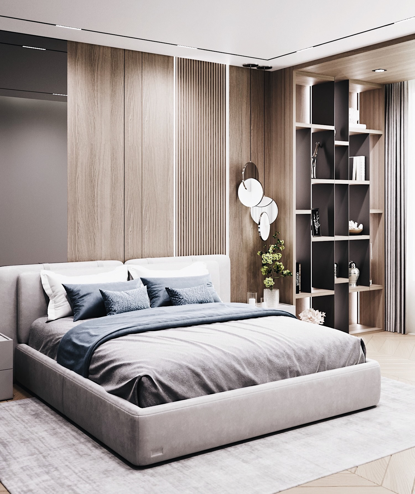 Anastasiya Gushchina丨平层丨Interior Design.Forspace Design.Bedroom.Kiev,2021-1