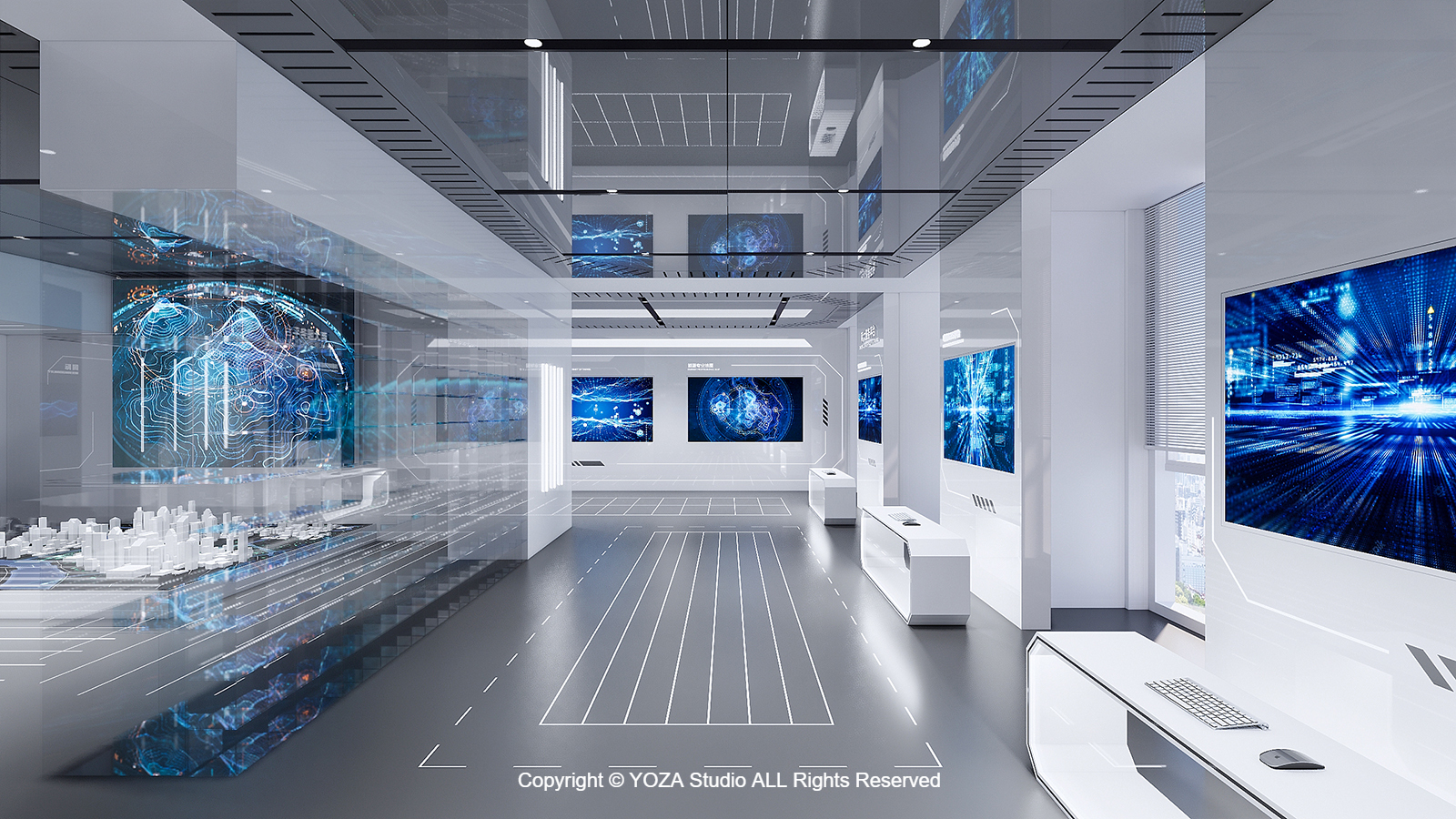 国网思极位置（吉奥）展厅–STATE GRID THINK EXTREME POSITION SHOWROOM-15