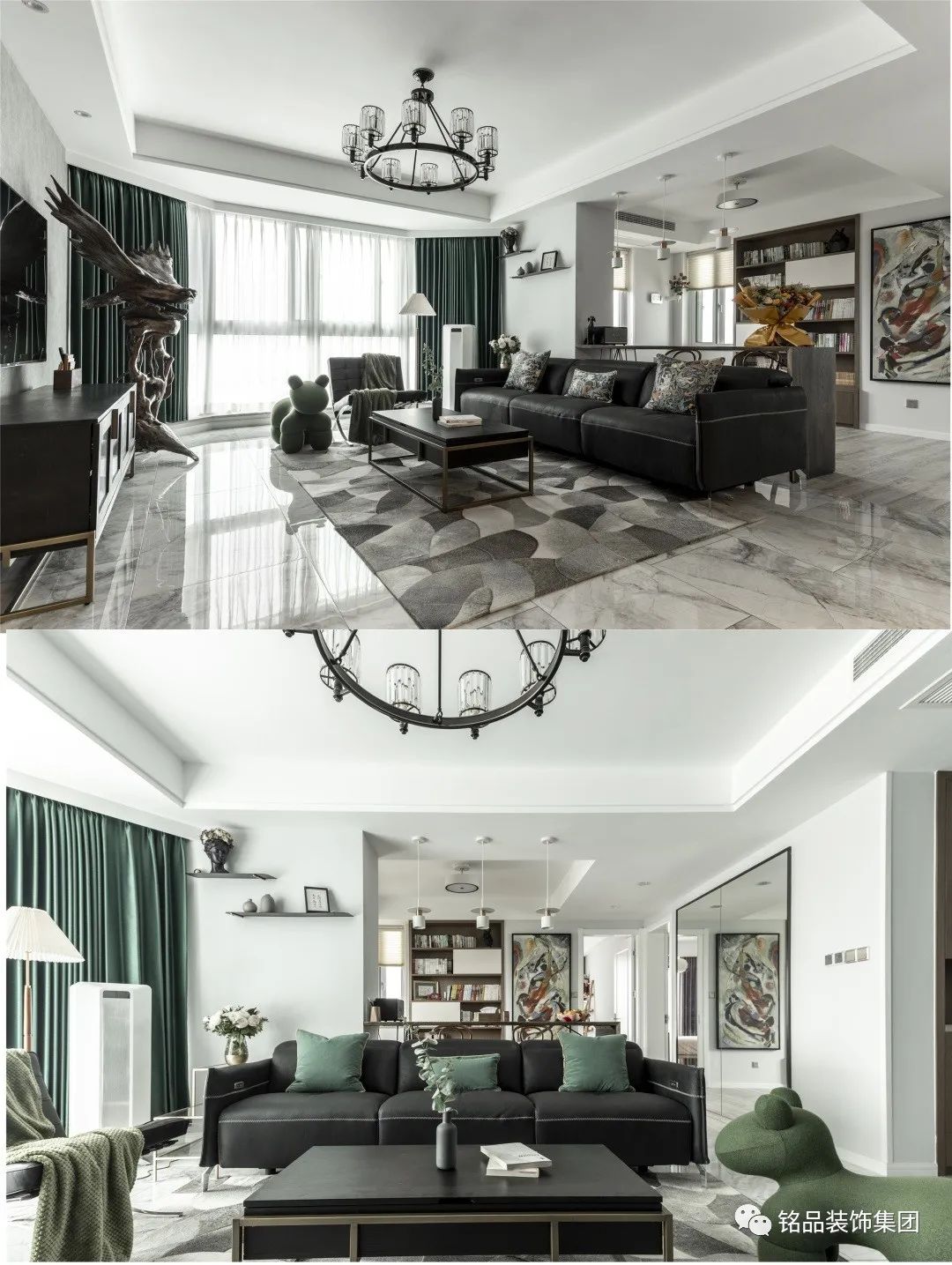 130㎡现代家居,母女不同需求一次满足,宽敞通透还有独立书房-19