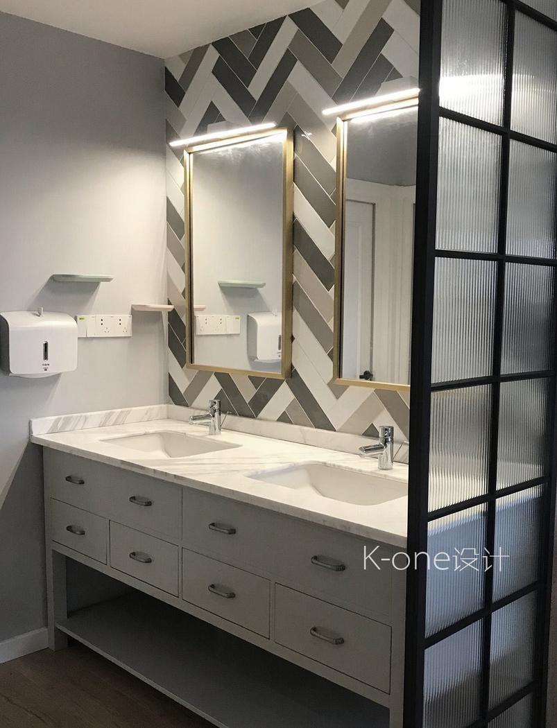 美式北欧混搭,打造浪漫樱花粉家居空间-29