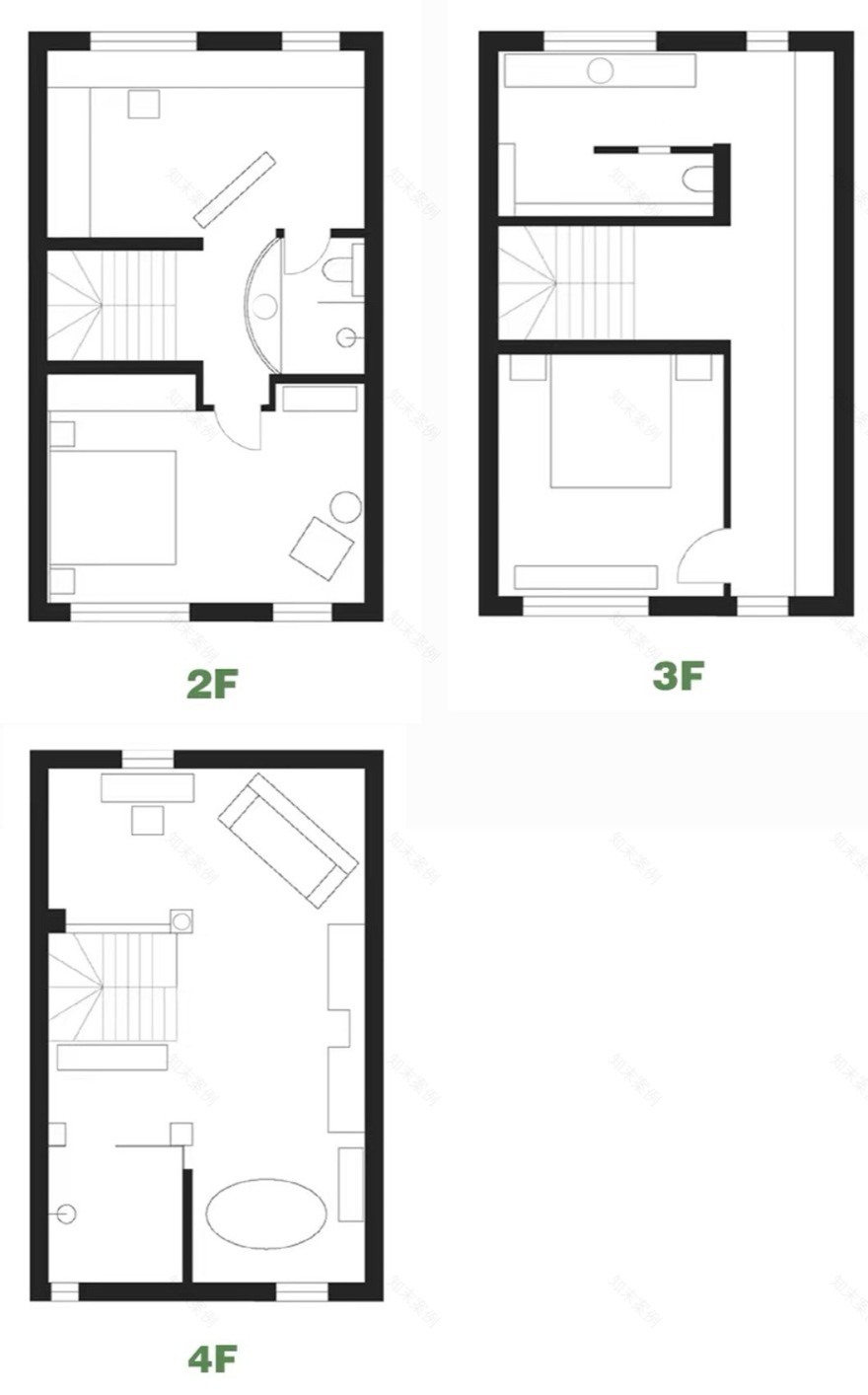 多层别墅改造丨中国天津丨乔和桥治建筑实验室-58