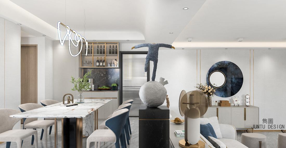 现代轻奢风打造阳光快乐儿童宅-21