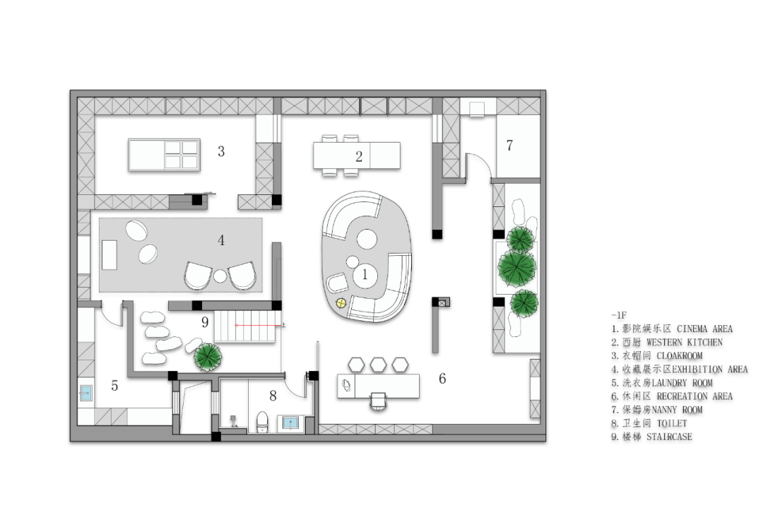 和园山景别墅丨中国济南丨牟恩室内设计-93