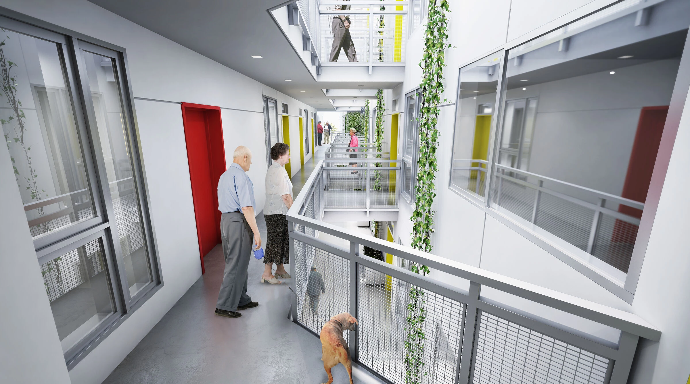 圣塔莫尼卡市中心的创新老年人住宅设计丨美国加利福尼亚丨Michael W. Folonis Architects-15