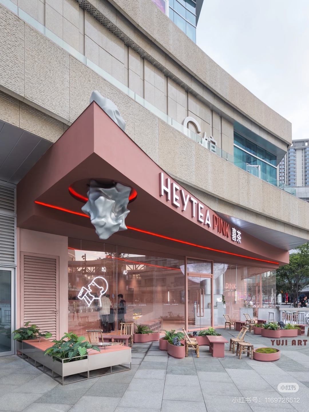 喜茶成都万象城PINK店丨中国成都-3