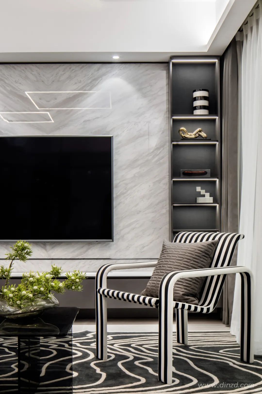 广州 185㎡叠墅样板间，演绎轻快都市生活-65