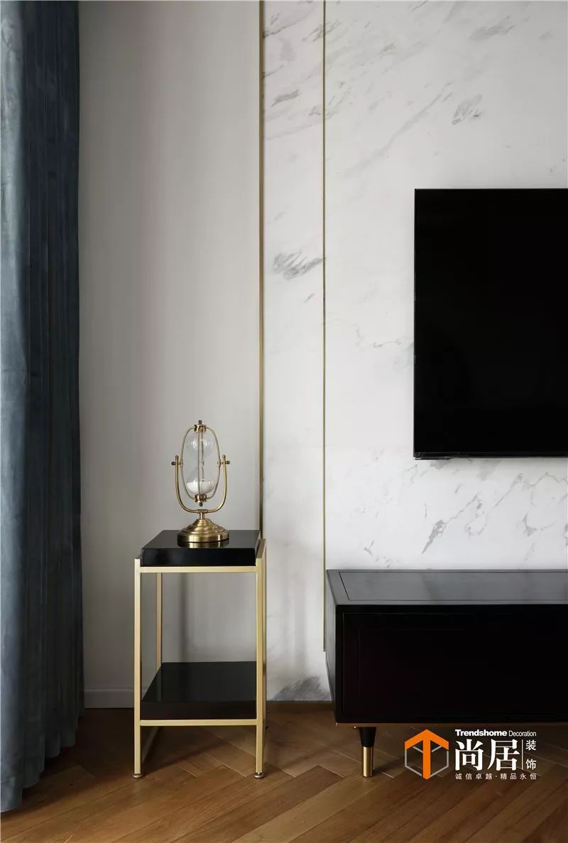 中电颐和府邸现代轻奢装修案例丨唐馨-26